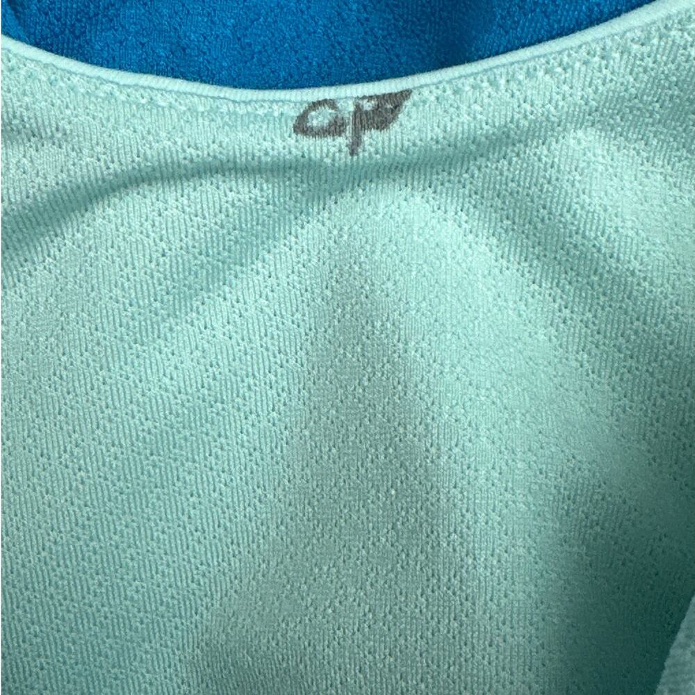 Lululemon Run Tame Me Tank Top Sz 12 Blue Teal Cinch Waist Babydoll Yoga Gym - Picture 9 of 10